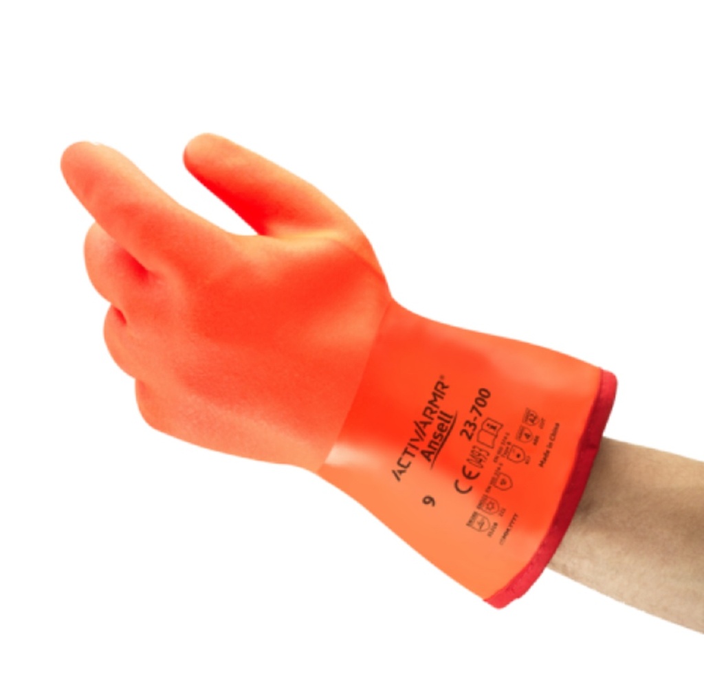 GTS. POLAR GRIP ANTIFRIO, NARANJA