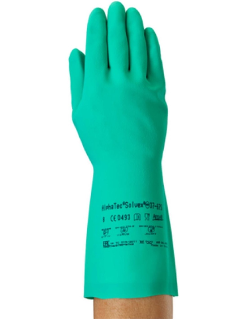 GUANTES. ANSELL SOLVEX NITRILO 33 CM