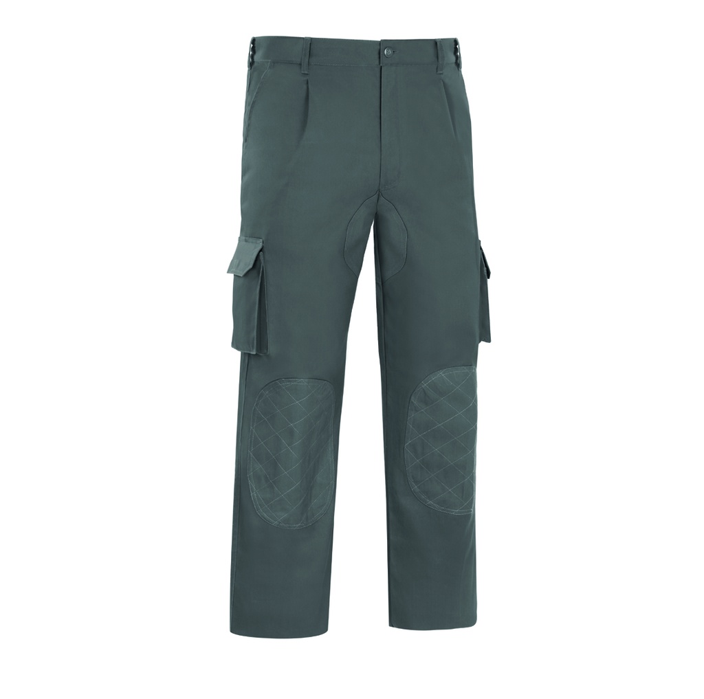 PANTALON CON REFUERZO EN CULERA, GRIS