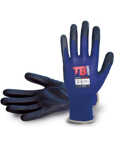 [718 STATIC] GUANTES NYLON+CARBONO+PU 25 CM