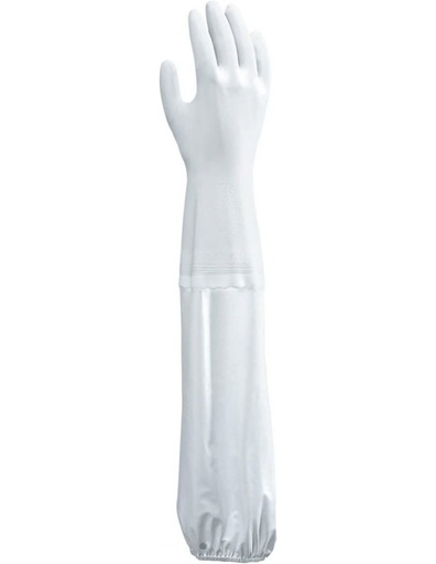 [SHOWA 710] GUANTES SHOWA PVC BLANCO 60 CM