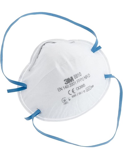 [3M-8810] MASCARILLA 3M AUTOFILTRANTE P2S