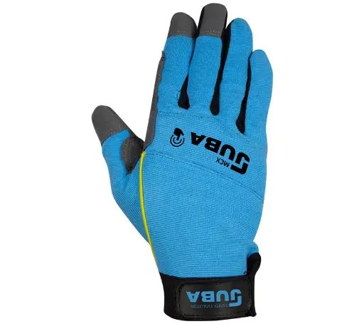 [H270BL] GUANTES. PIEL SINTETICA DORSO ELASTANO